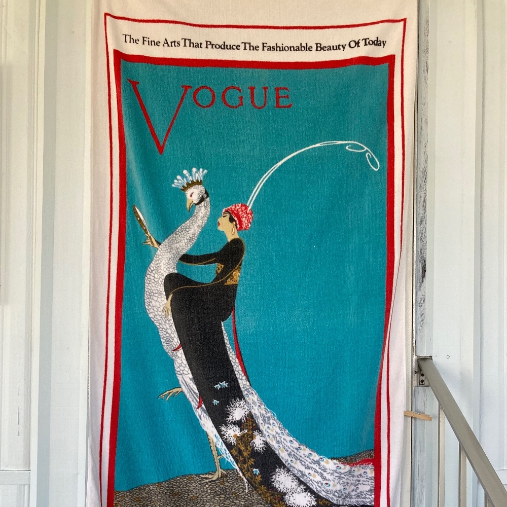 Vintage Vogue Beach Towel